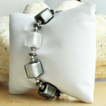 Bracelet venitien argent murano italie