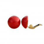 Red murano glass earrings jewelry genuine murano glass venice