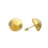 Gold murano earrings button jewelry genuine murano glass