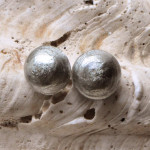 Boucles d'oreilles boutons argent