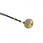 Navy blue murano glass necklace pendant onion murano glass venice